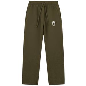 Knit Jogger <b>Pants</b> Khaki Casual Sweatpants Elastic Waist Lounge Wear Soft Knit Trousers Relaxed Fit for Men Women - Product Image 1