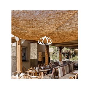 MÁS VENDIDO Vela de Sombra 100% de Cuero Orgánico |   Malla de Sombra de Cuero de Coco Natural de Alta Calidad, Diseño Moderno para Granjas - Product Image 1