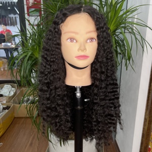 Las mejores pelucas de cabello humano con cabello rizado birmano, peluca vietnamita de color natural, extensión de cabello con cierre de encaje, color libre. - Product Image 3