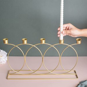 Support à bougie de haute qualité pour une décoration intérieure haut de gamme, centre de table et effet d'éclairage ambiant chaleureux - Product Image 2