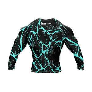New Modern <b>Aesthetic</b> Street Wear Inspired Fitness <b>Top</b> With Street Wear Style Sublimation Printing Men Rash Guard - Product Image 2