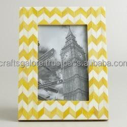 Cadre photo moderne de décoration cadres photo en MDF élégants avec pierres précieuses et incrustation de pierre de marbre pour la décoration intérieure du couloir - Product Image 3