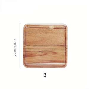Plateau en bois, plateau de service, plateau en bois d'acacia, plateau en bois de manguier, plateau en bambou, plateau de service en bois, plateau de petit-déjeuner en bois - Product Image 4
