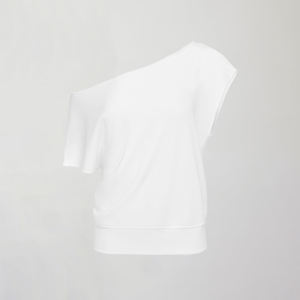 Sweat-shirts décontractés à manches courtes et épaules dénudées pour femmes, taille plus, imprimés en 3D, en tissu éponge imperméable, pour l'hiver/le printemps - Product Image 5