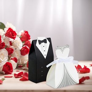 100 Scatole Regalo Creative a Forma di Smoking con Nastro per Bomboniere Matrimonio ed Eventi - Product Image 4