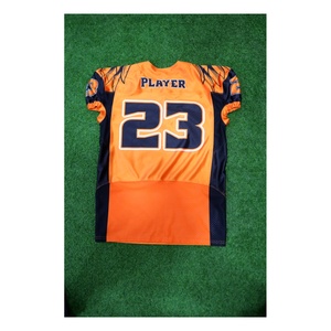 เสื้อกีฬาทีมกีฬาสีส้มสำหรับผู้ชายเสื้อชุดเครื่องแบบนักกีฬา - Product Image 1