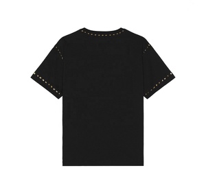 เสื้อยืดกีฬาคอกลมเสื้อทีเชิ้ตคอกลมแขนสั้นคุณภาพพรีเมี่ยมเสื้อยืดฟิตเนสเหงื่อและสวมสบาย - Product Image 1