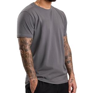 Camiseta Deportiva Oversize Lisa de Manga Corta 100% Poliéster de Secado Rápido para Entrenamiento, Diseño en Blanco, Ropa de Verano - Product Image 3