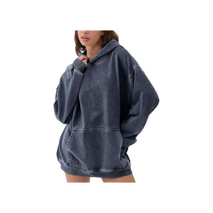 Sweat-shirts à capuche en coton vintage, délavés (effet dur et doux), coupe ample, décontractés, style gothique, Y2K, pour hommes, femmes et unisexe, personnalisables - Product Image 4
