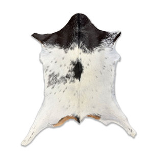 Alfombra de piel de vaca de primera calidad, piel auténtica, suave, con pelo natural, para decoración de interiores del hogar. - Product Image 6