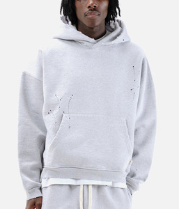 Sweat à capuche vintage délavé effet soleil, 100% coton French Terry épais, fabricant de sweats à capuche vierges - Product Image 1