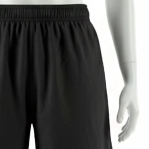 Pantalones Cortos Bermuda Negros para Hombre, Cintura Elástica, Secado Rápido, Deportivos, Tejido 100% Algodón, Logotipo Frontal - Product Image 6