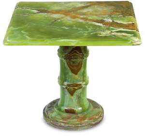 Table carrée en onyx de luxe, table basse moderne en pierre, table d'appoint en onyx naturel, meubles de salon, décoration intérieure, hôtel, restaurant, bureau - Product Image 1