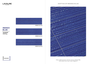 Azulejo Cerámico Brillante Azul Índigo de 75x300mm, Colección Lavaline, Azulejos Azules Índigo, Azulejos Cerámicos Azules Índigo, Azulejos Decorativos Azules - Product Image 6