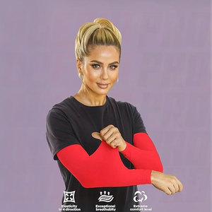 Manchons de compression pour hommes et femmes, rafraîchissants, anti-UV, pour le basketball, vêtements de sport personnalisés, tenues d'extérieur - Product Image 3