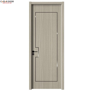 Ensemble de portes intérieures en composite bois WPC de style luxueux avec cadre pour chambre, sous-sol, entrepôt, design de maison, salle de bain, usage résidentiel - Product Image 2