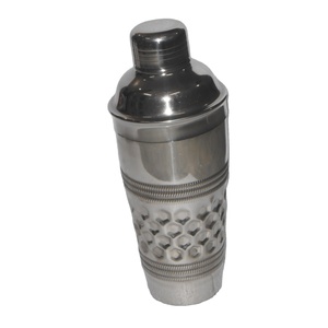 Coctelera de diseño martillado, coctelera de Martini de lujo de Metal de Color plateado para el hogar, uso hecho a mano para Hotel y Club a granel - Product Image 1