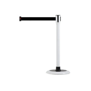 [BS-SW(BK)] Poteau de guidage à sangle rétractable lente, en métal durable, de qualité industrielle, résistant à l'eau, double revêtement PTFE - Product Image 1