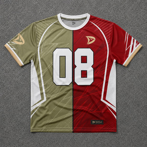 เสื้อเจอร์ซีย์คอร์นโฮลผู้ชาย ระบายอากาศได้ดี ผลิตจากผ้าตาข่าย สำหรับทีมแข่งขัน ออกแบบลายพิมพ์ตามสั่ง เหมาะสำหรับการแข่งขันกีฬา - Product Image 1
