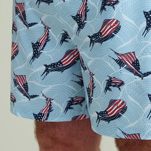 กางเกงชายหาดลำลองพิมพ์ลายดิจิทัลรุ่นล่าสุด สำหรับผู้ชาย สั่งทำโลโก้ได้ MOQ ต่ำ ป้องกันแบคทีเรีย ยืดหยุ่น ระบายอากาศได้ดี 100% - Product Image 5