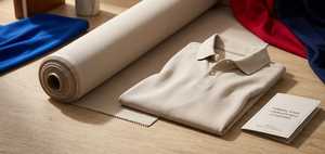 NIRMAL KINT Microfiber Fabric 100% Polyester Medium Weight Knitted <b>Jersey</b> Fabric Beige 72 Inches Breathable Sportswear - Product Image 5
