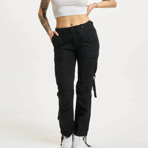 Pantalons cargo polyvalents pour femmes avec plusieurs poches, pantalons cargo élégants et durables pour les activités de plein air, service OEM - Product Image 1