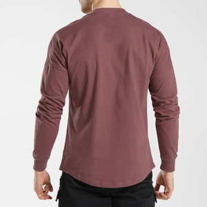 Sweat-shirt en coton tricoté à col rond et manches longues pour homme - Respirant, écologique et personnalisable - Product Image 2