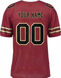Camiseta de fútbol americano estilo profesional personalizada duradera y cómoda - Product Image 2