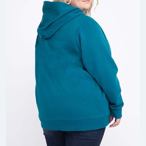 Nouveau sweat à capuche personnalisé imprimé et teint pour femme, style vintage, coupe oversize, en coton, décontracté, hiver, respirant, écologique - Product Image 3