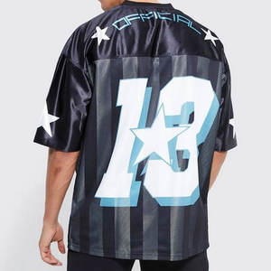 Nueva Llegada, Jersey de Fútbol Americano Personalizado de Manga Corta con Nombre y Número del Jugador, Talla Grande - Product Image 6