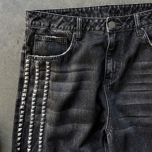 Regular Straight Leg Loose <b>Trousers</b> Plus Size Men'S Denim Regular Loose Fit Jeans Baggy Denim Pants Wide Leg <b>Trousers</b> - Product Image 5