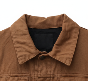 Vestes en jean pour hommes, style vintage, col rabattu, fabrication en gros, services OEM, vêtements de mode - Product Image 4