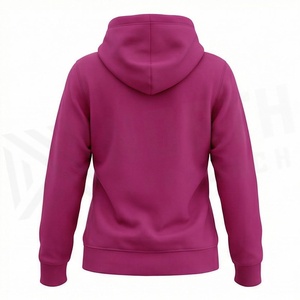 Sudadera con Capucha Personalizada de Algodón Premium Grueso para Mujer, Estilo Oversize, Ropa Urbana, con Logo Impreso, Prenda de Invierno - Product Image 2