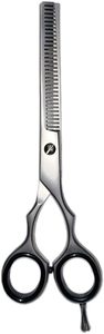 Tijeras profesionales para entresacar cabello, herramienta de corte de acero inoxidable con cuchillas de dientes finos para mezclar capas de cabello y peinar en salones de belleza - Product Image 5