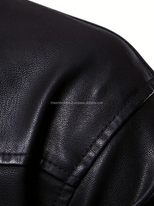 Veste en cuir pour hommes de haute qualité et au design unique, meilleure vente à bas prix, coupe ajustée, veste en cuir d'hiver élégante pour hommes - Product Image 2