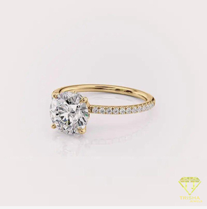 Top Selling Moissanite Engagement <b>Ring</b> for Premium Jewelry Collection Anniversary Occasion and Romantic Present For Sale - Product Image 2