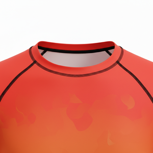 ผู้ผลิตเสื้อรัดกล้ามเนื้อแบบซับลิเมชั่นตามสั่ง รับผลิตแบบ OEM แบรนด์ส่วนตัว เสื้อคอมเพรสชั่นสำหรับ MMA BJJ ยิวยิตสู การฝึกซ้อมกีฬาต่อสู้ - Product Image 4