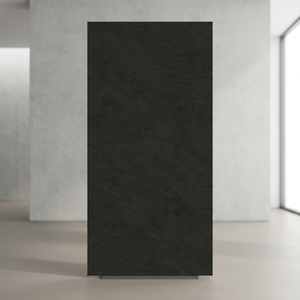 Dalles de grande taille en pierre frittée effet marbre poli Torque Nero 1600x3200mm, panneau mural haute brillance pour chambre et extérieur - Product Image 2