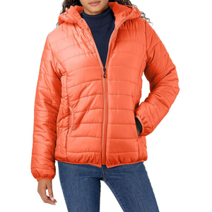 <b>Women's</b> Hooded Insulated Winter <b>Puffer</b> <b>Jacket</b> Quilted Cotton Filled Raw Processing <b>Waterproof</b> Eco-Friendly Regular Length - Product Image 5