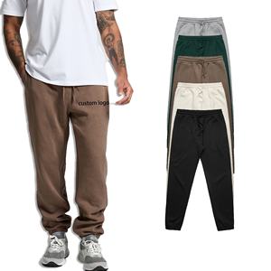 Pantalon de jogging décontracté pour homme, en coton personnalisé, taille élastique, molletonné, pour l'extérieur, été, vente en gros - Product Image 1