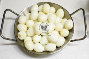 HUEVOS DE CODORNIZ EN SALMURAS DE 15 oz, ENLATADOS, ECOLOGICOS, PELADOS, LISTOS PARA COMER, IDEALES PARA SOPAS ASIÁTICAS, BAOZI Y CARNE BRASADA - Product Image 5