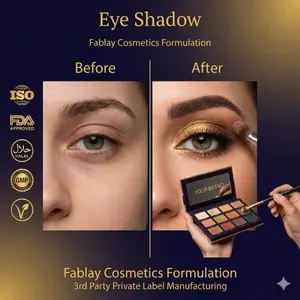 Paleta de Sombras de Ojos Multicolor de Marca Privada OEM, Paleta de Maquillaje de Ojos Mate, Brillante y de Larga Duración para Maquillaje Profesional - Product Image 4