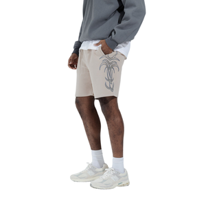<b>Men</b> Solid Color Cotton <b>Shorts</b> <b>With</b> Pockets <b>Elastic</b> <b>Waist</b> Casual Style <b>Short</b> Length - Product Image 3