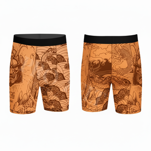100% High Quality Apparel Kickboxing Running Stretchy High Quality Fabric Customized Printed Own Design Compression Shorts - Product Image 2
