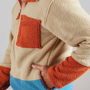 Veste polaire zippée à capuche pour homme, coupe-vent doux et chaud, style décontracté, idéale pour le sport en extérieur - Product Image 3