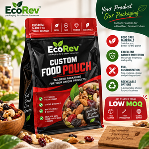 ถุงซิปล็อคแบบสั่งทำ EcoRev เคลือบ BOPP AL PE เกรดอาหาร ป้องกันความชื้น พิมพ์ลายซิลค์สกรีน สำหรับบรรจุภัณฑ์ถั่วและผลไม้อบแห้ง - Product Image 6