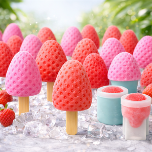Moule en silicone 3D pour crème glacée à la fraise pour usine de crème glacée - En stock - Product Image 6