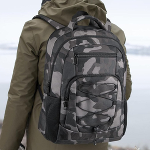 Camouflaged Print Student Backpack Custom Cheap Backpack 600D Waterproof <b>School</b> Bag Girls Casual <b>Book</b> Bag for Kids Backpack - Product Image 2