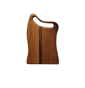 Planche à découper les légumes tendance, forme unique, en bois naturel fini, ustensile de cuisine pour couper et cuisiner - Product Image 1