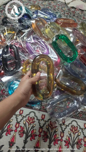 Customized Modern Acrylic Chain Wall Accents Handmade Modern <b>Ornamental</b> Resin Hanging for Home Decor Diwali Festival Ready - Product Image 3